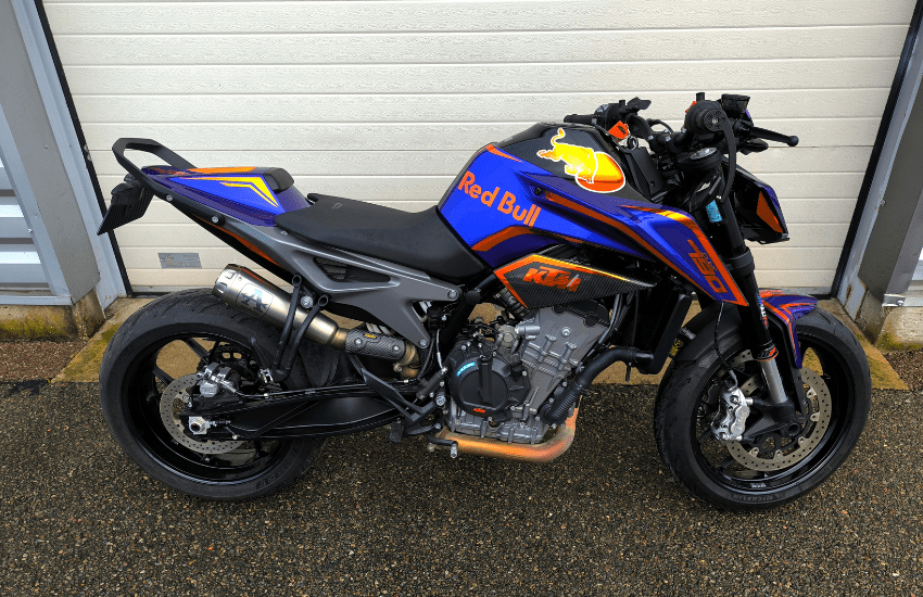 Photo d'un covering moto